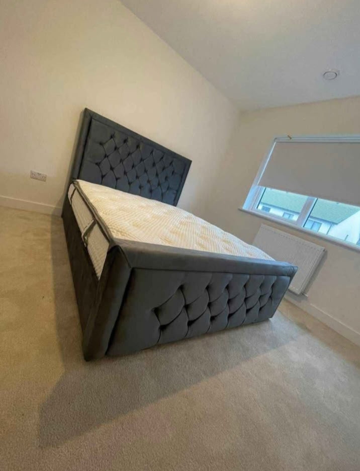 Hilton Bed - Luxury Tufted Bed Frame