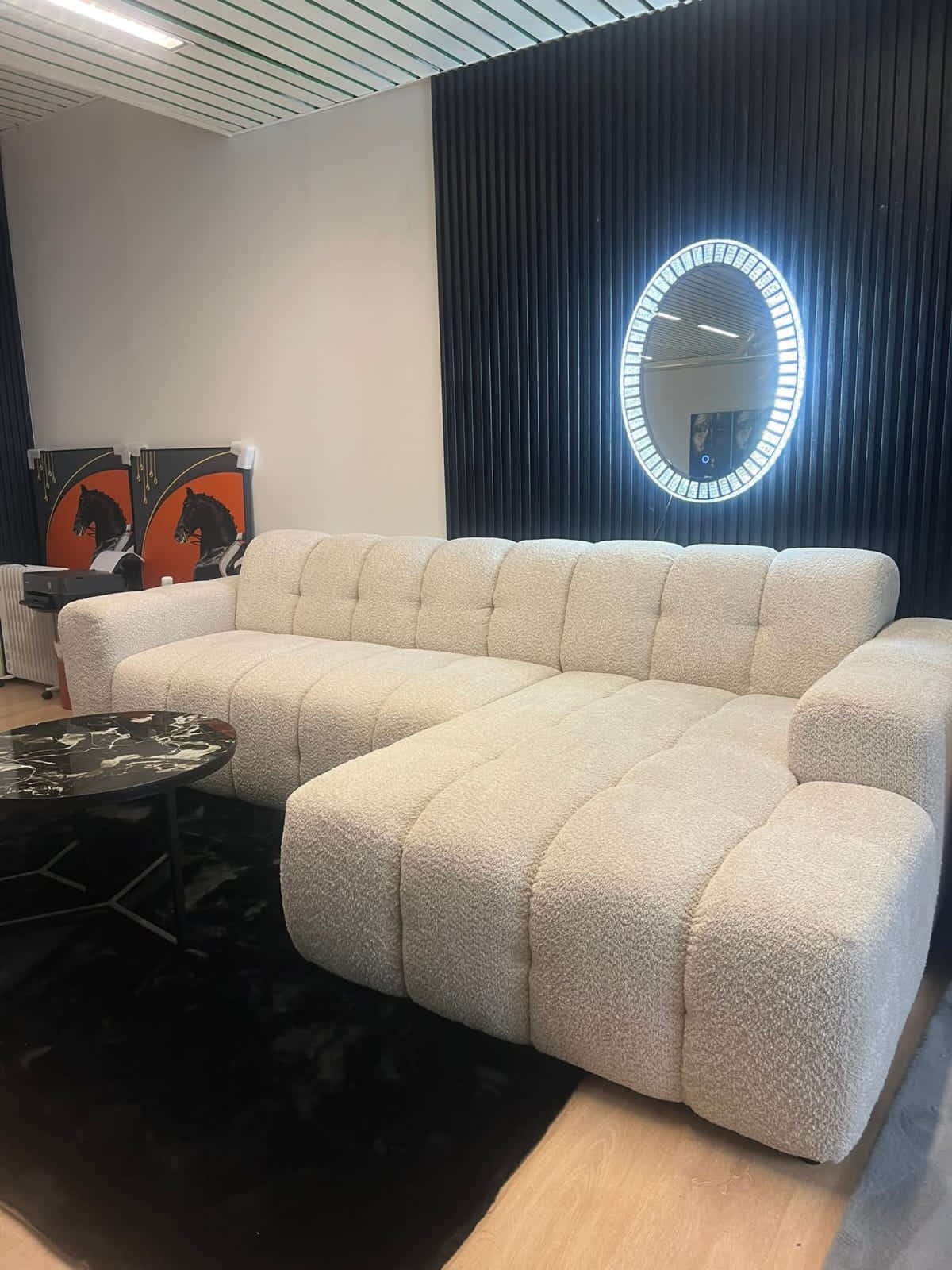Bubble Sofa – Boucle Sectional Sofa