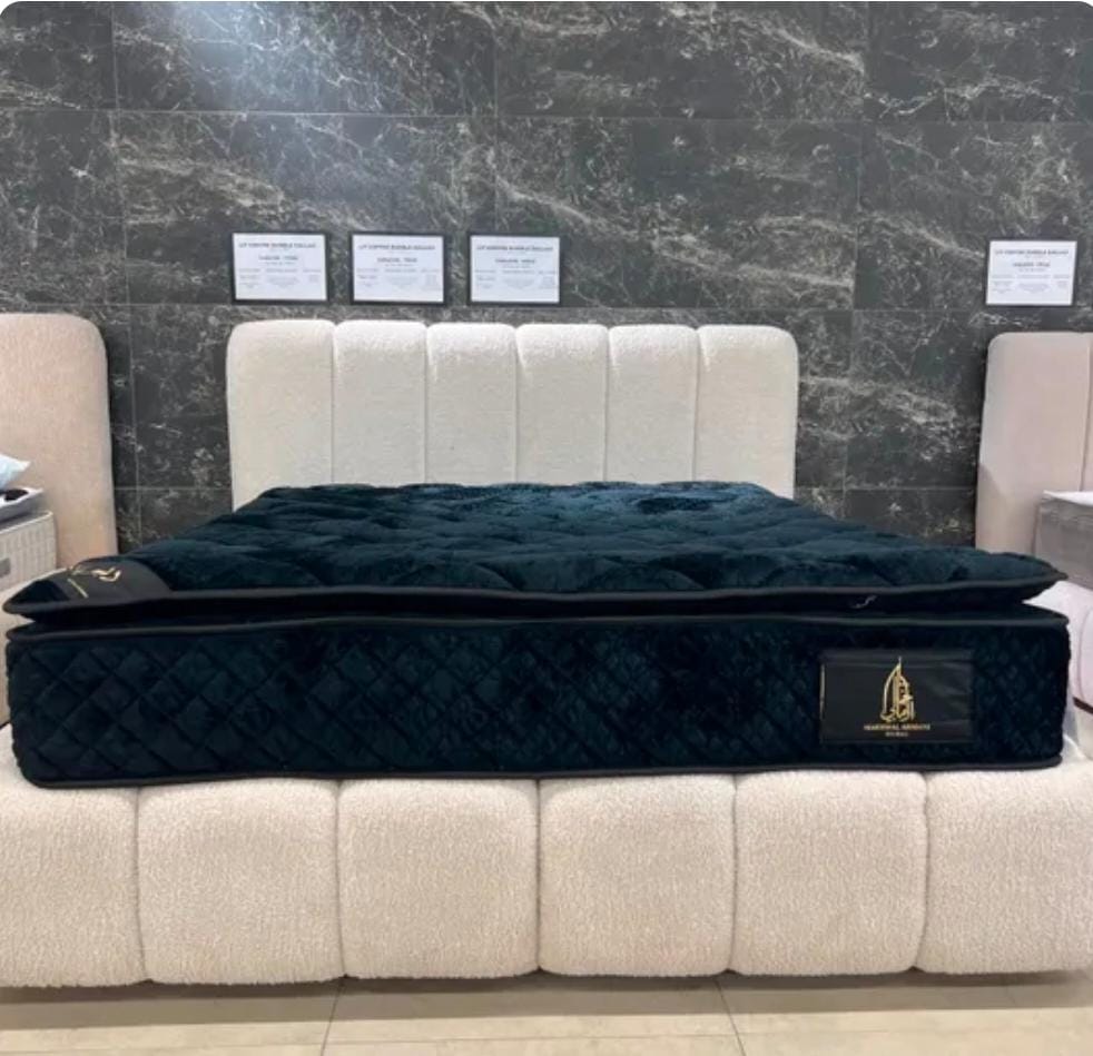 Bubble Bed with Mattress & Gaslift Storage