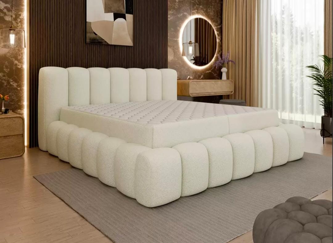 Bubble Bed with Mattress & Gaslift Storage