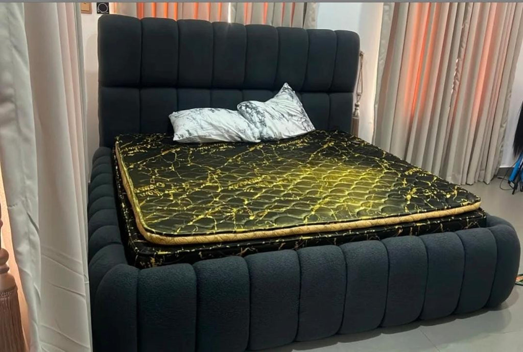 Bubble Bed with Mattress & Gaslift Storage