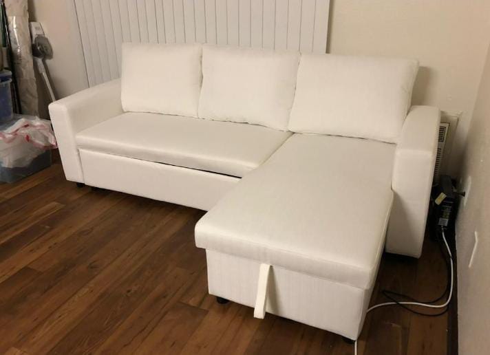3-Seater Corner Sofa Bed with Storage