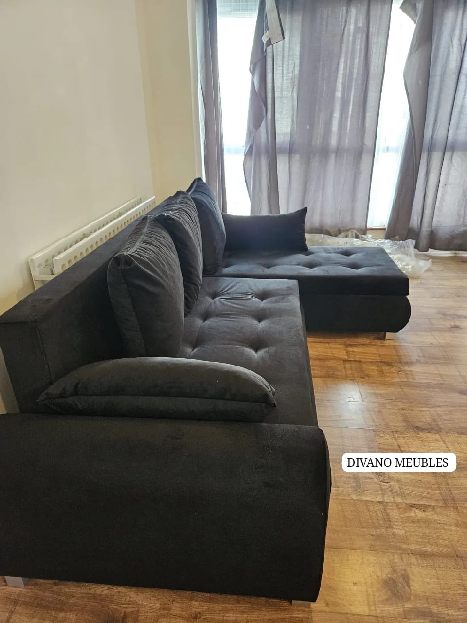 Premium 3-Seater Corner Sofa Bed with Integrated Storage