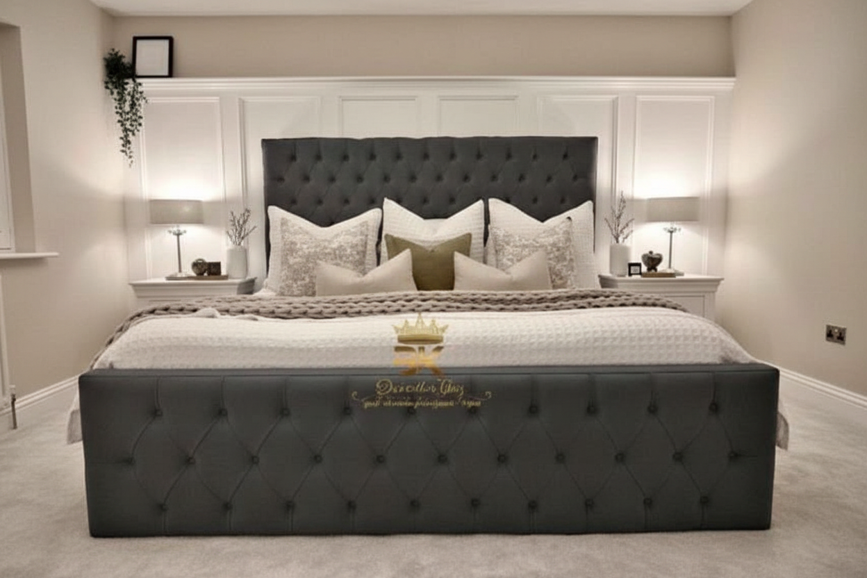 Rotated bed facing forward